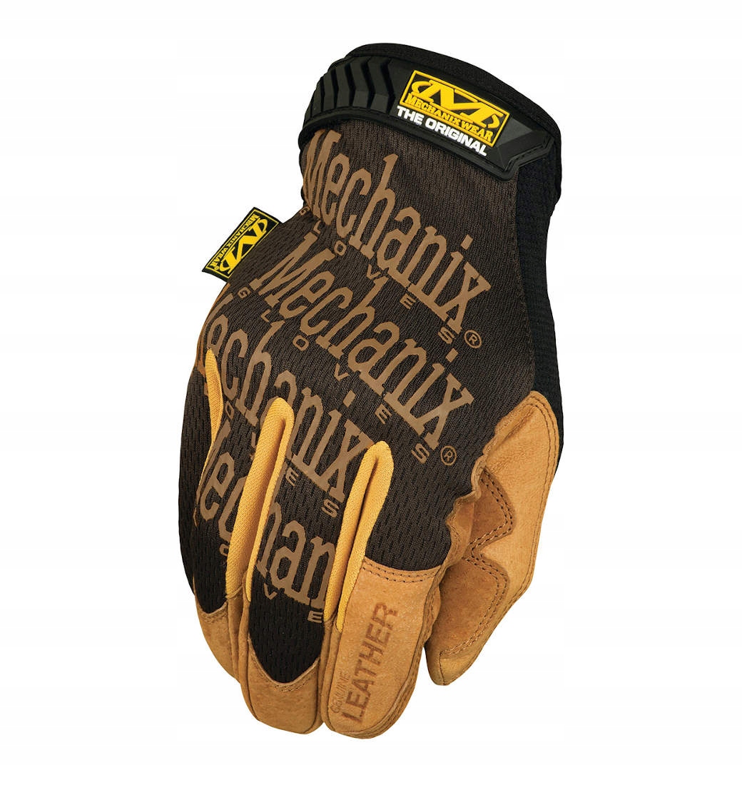 Mechanix rukavice originální kožené Tan velikost S