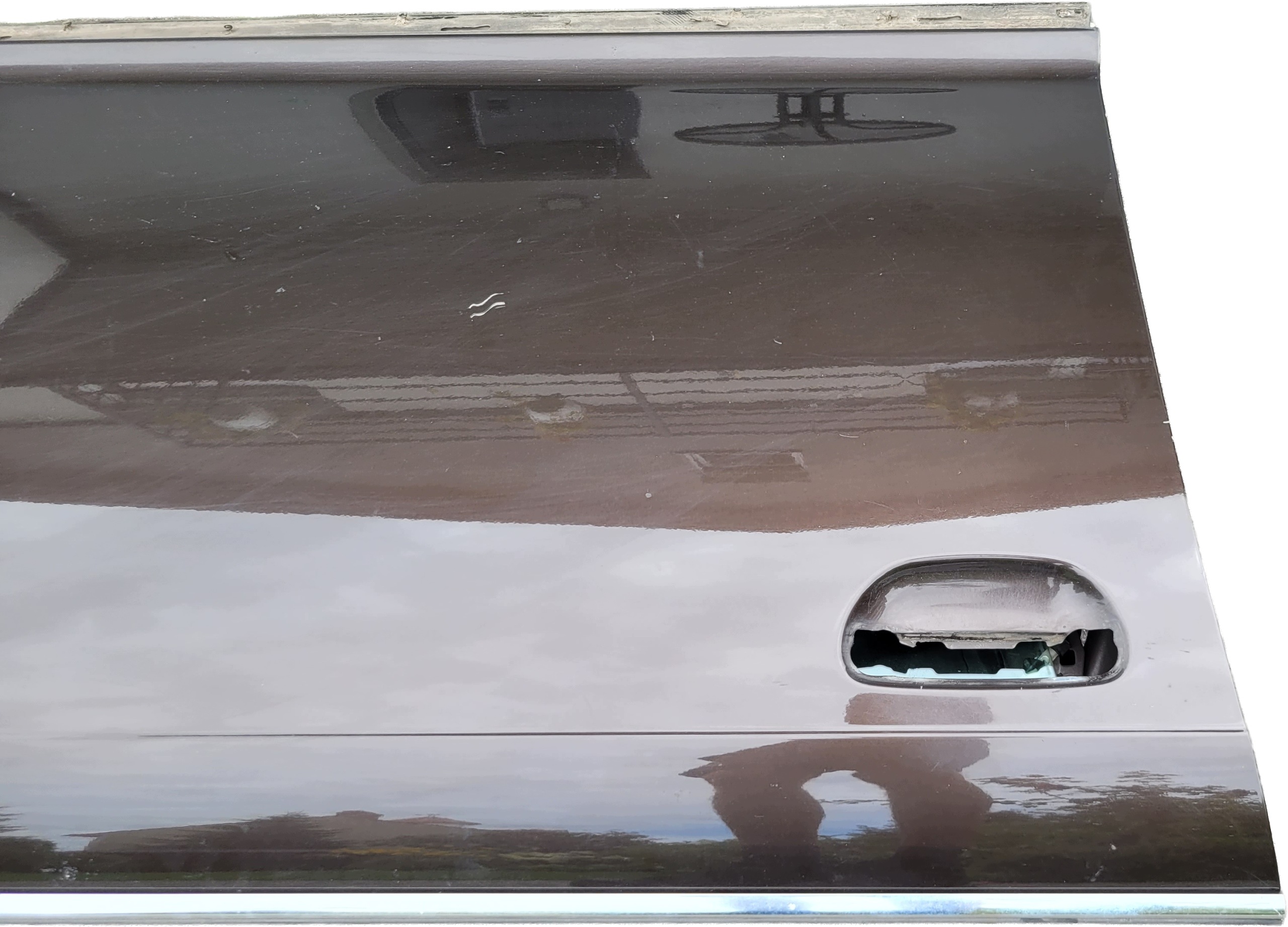 AUDI A6 C6 LIFT door front front right + window LZ8W BRAZOWE