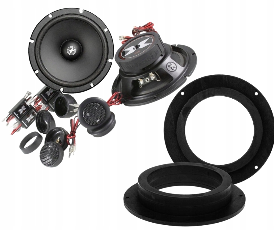 Głośniki przód Audi A4 B8 A4 B9 A5 B8 Excursion SX-6C 165mm Dystanse audi03