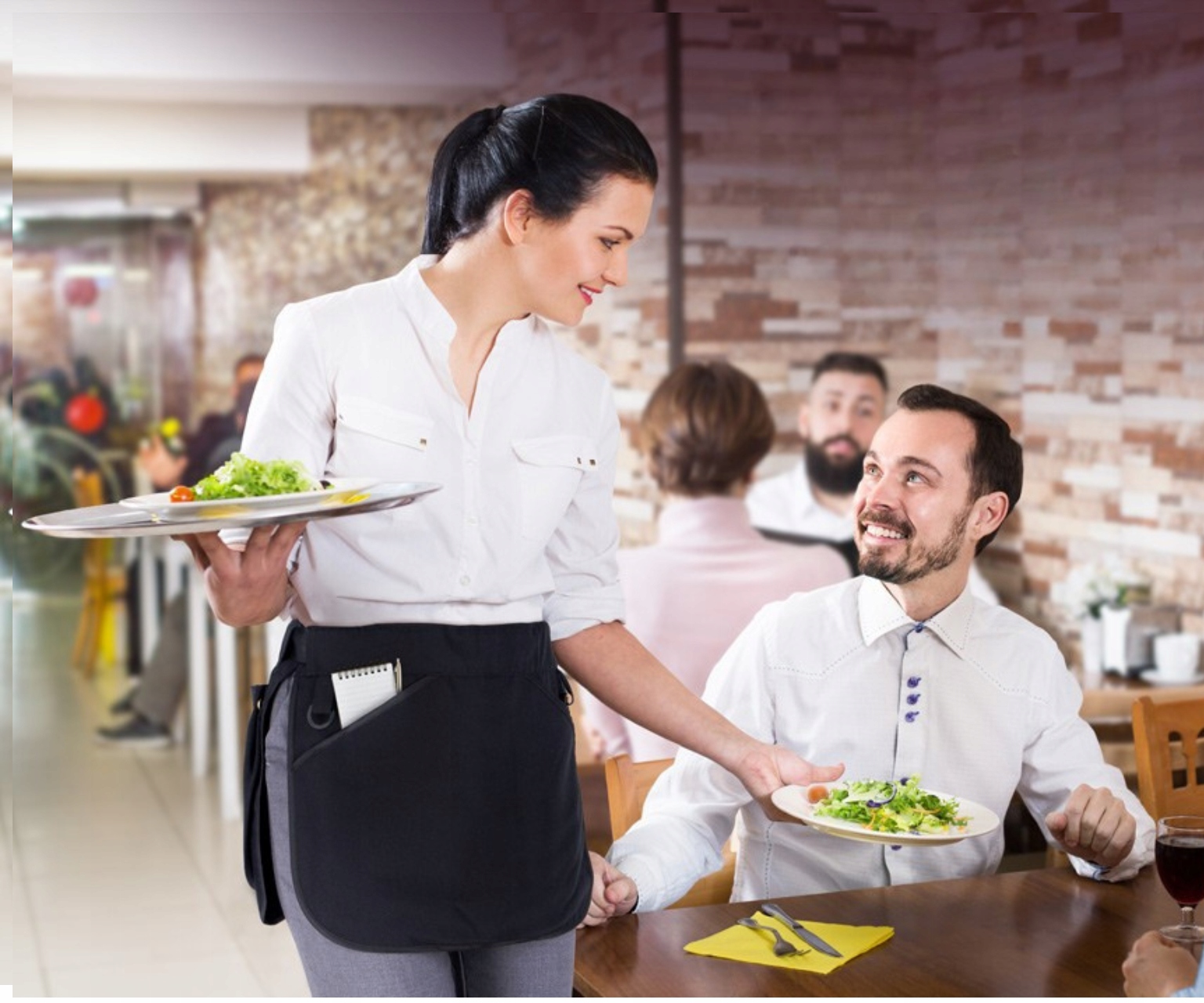 ZAPASKA KELNERSKA Z KIESZENIAMI REGULOWANA CATERING KELNER BARISTA EVENT Kod producenta SAFETYPLUS-BAG-ZAP