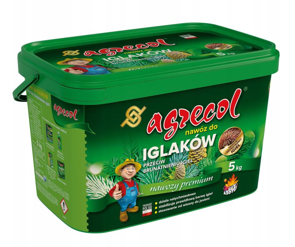 

Nawóz Do Iglaków Przeciw Brązowieniu 5kg Agrecol