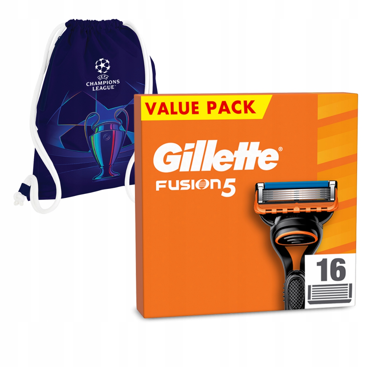 Gillette ProGlide Wkłady wymienne z 5 ostrzami i trymerem 16szt Ucl