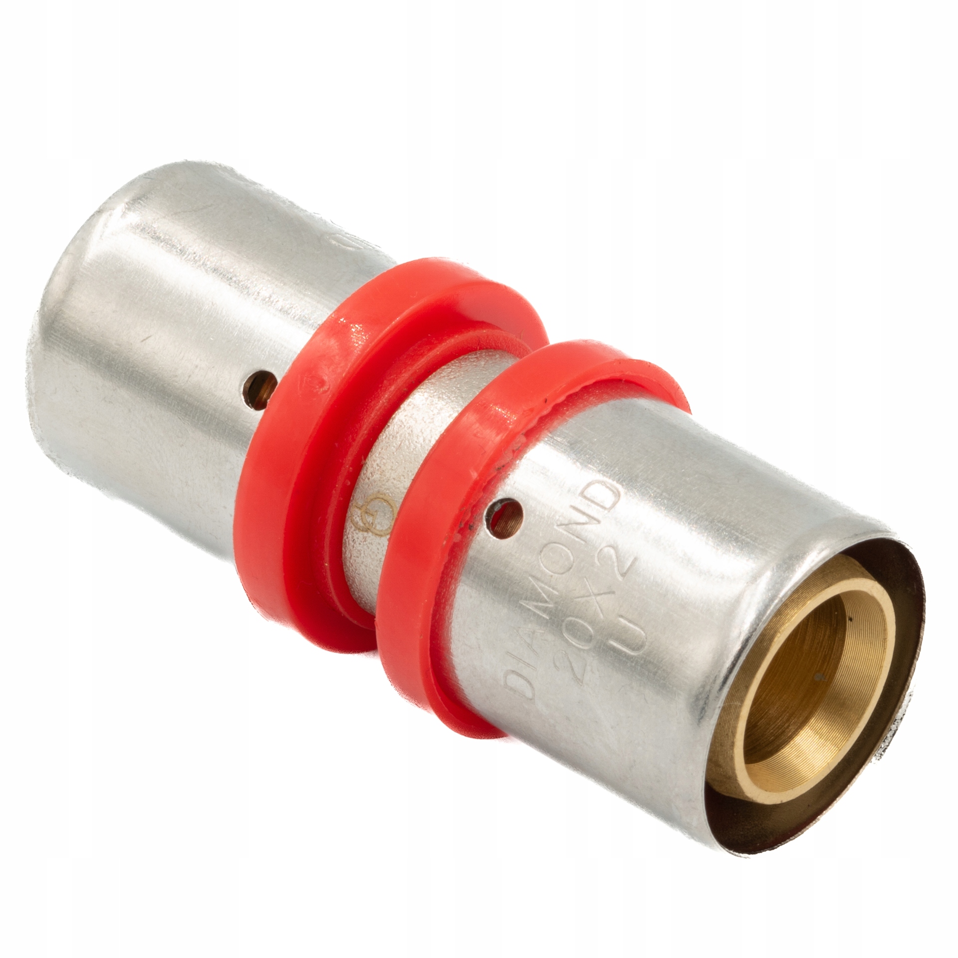 ZAPRASOWYWANA ZAPRAS ZŁĄCZKA 32X32 PEX ALUPEX MOSIĄDZ WYSOKA JAKOŚĆ Marka DIAMOND