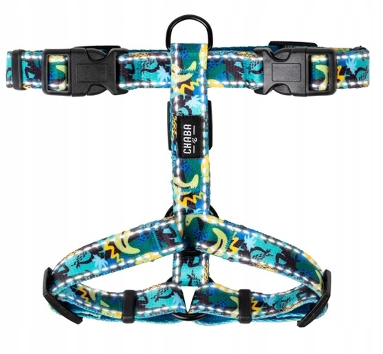 Levně Chaba Postroj Guard Story Carnival XL [šířka 3 cm, obvod P(45-85)T(65-95)