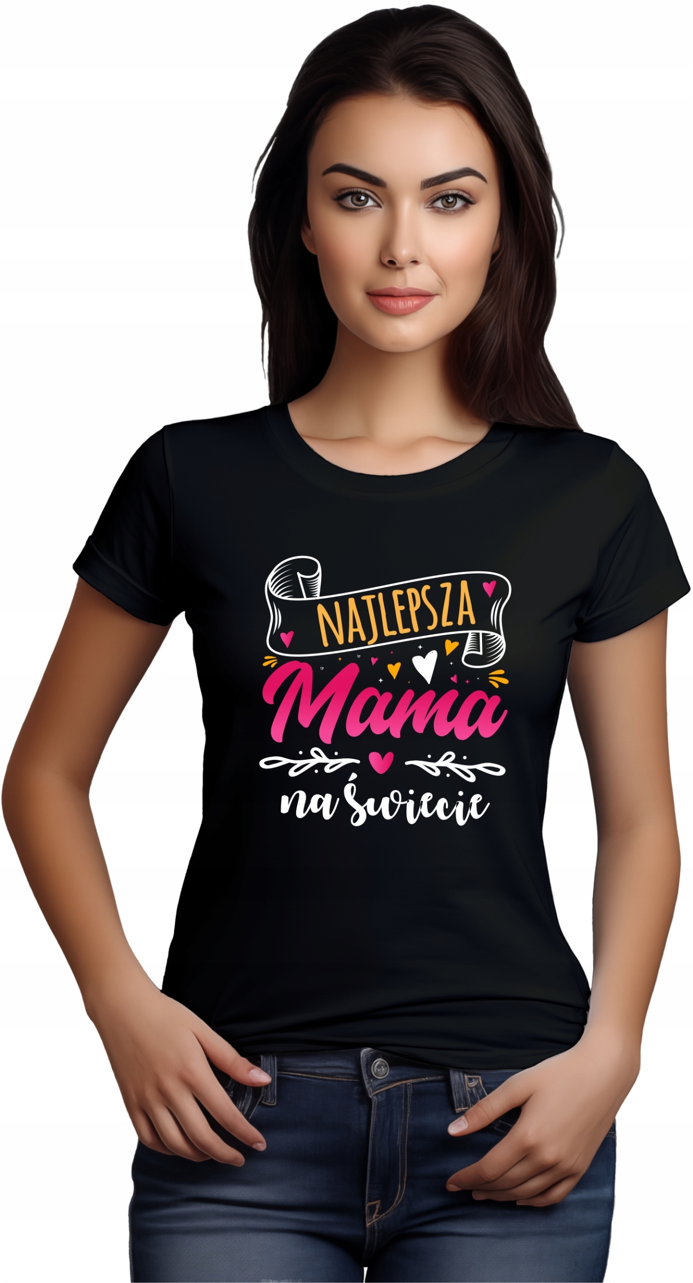 PREZENT DLA MAMY DZIEŃ MAMY MATKI Upominek KOSZULKA T-SHIRT DAMSKA Rozmiar S