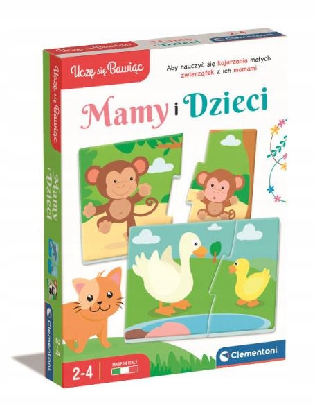 Zabawa Edukacyjna Dla Dzieci Mamy I Dzieci Clementoni