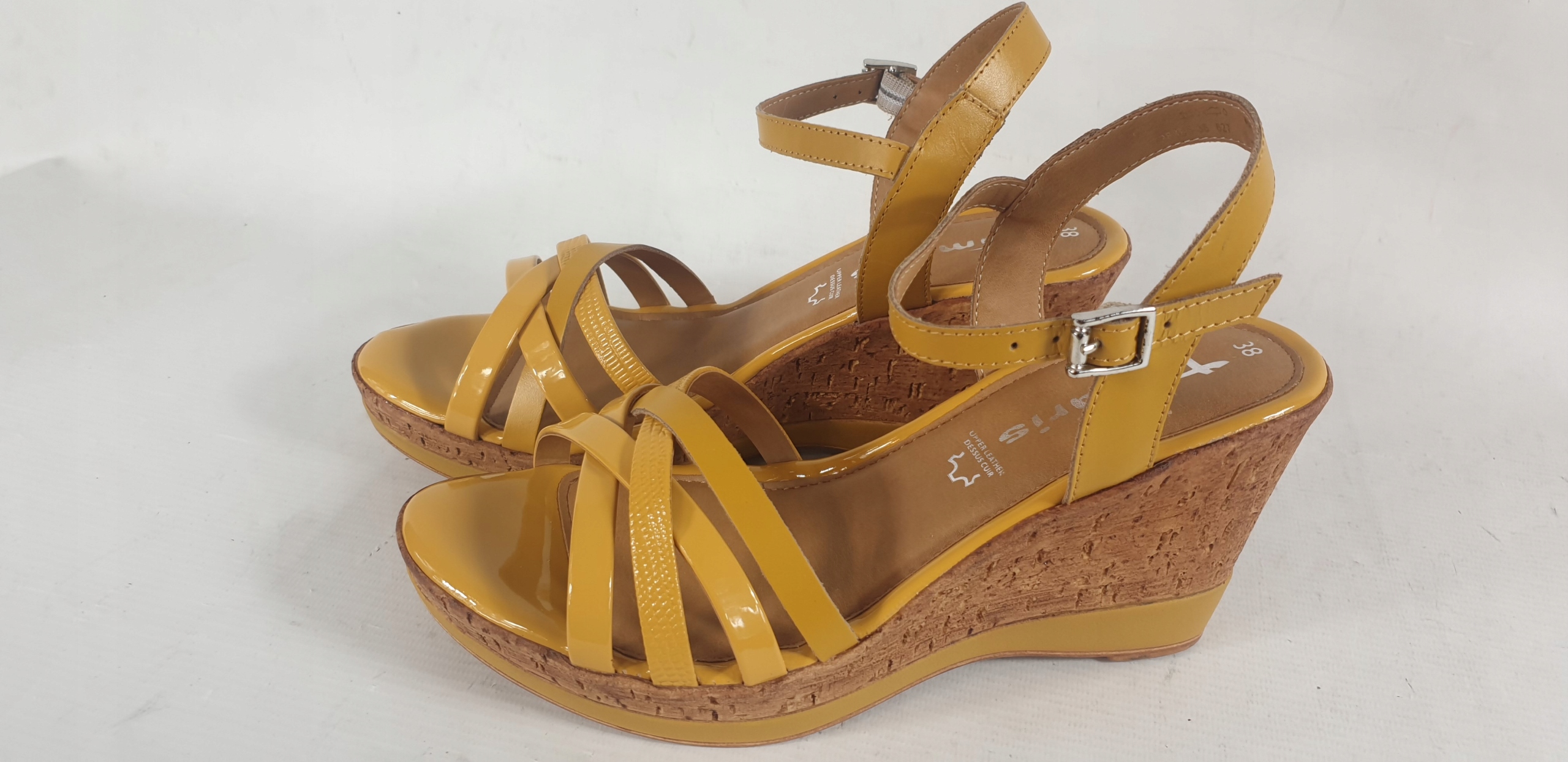 Tamaris Dámské sandály na klínku Kůže R 38