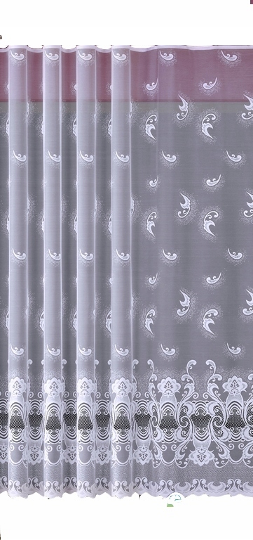 Mg Záclona žakár 648/194 Bílá 300x250 s páskou K