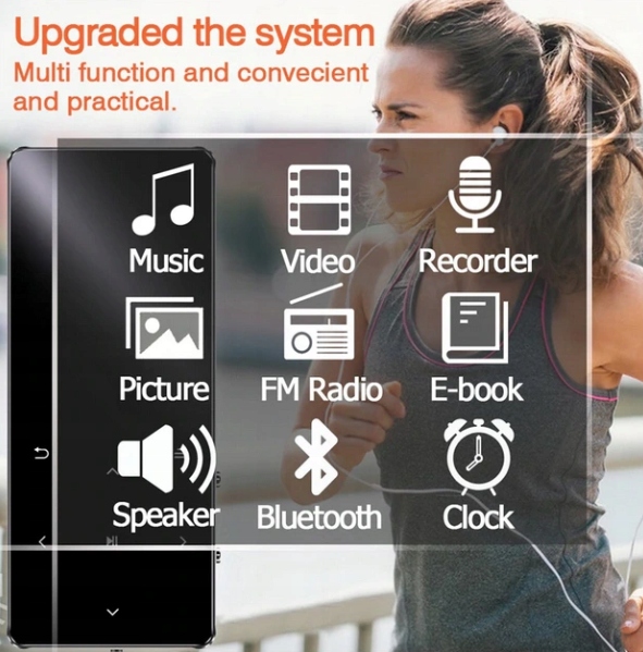 Odtwarzacz bluetooth MP4 16GB+ Słuchawki Xiaomi! Waga produktu 50 g