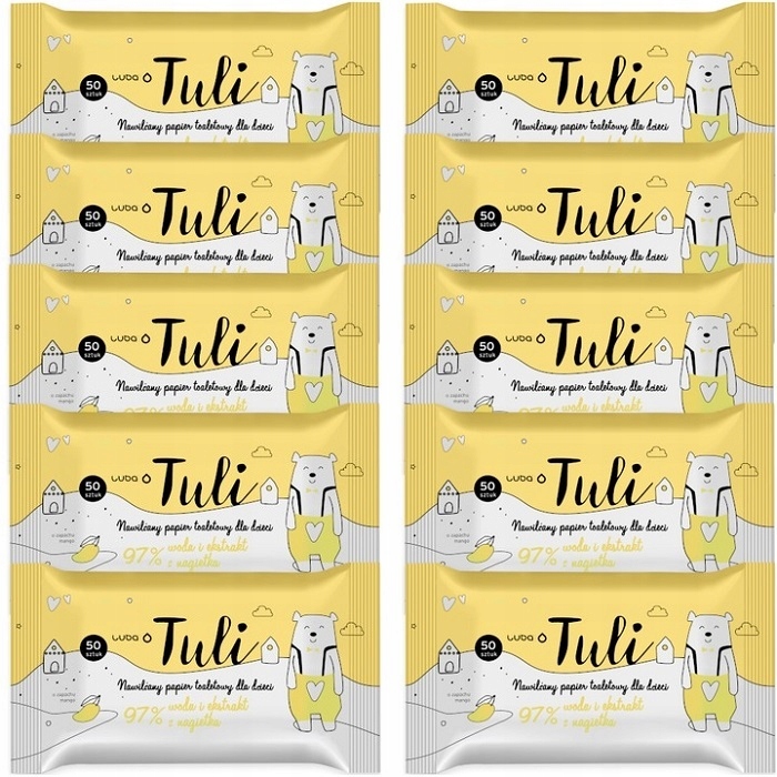 

Luba Nawilżany Papier Toaletowy dzieci Tuli Mango