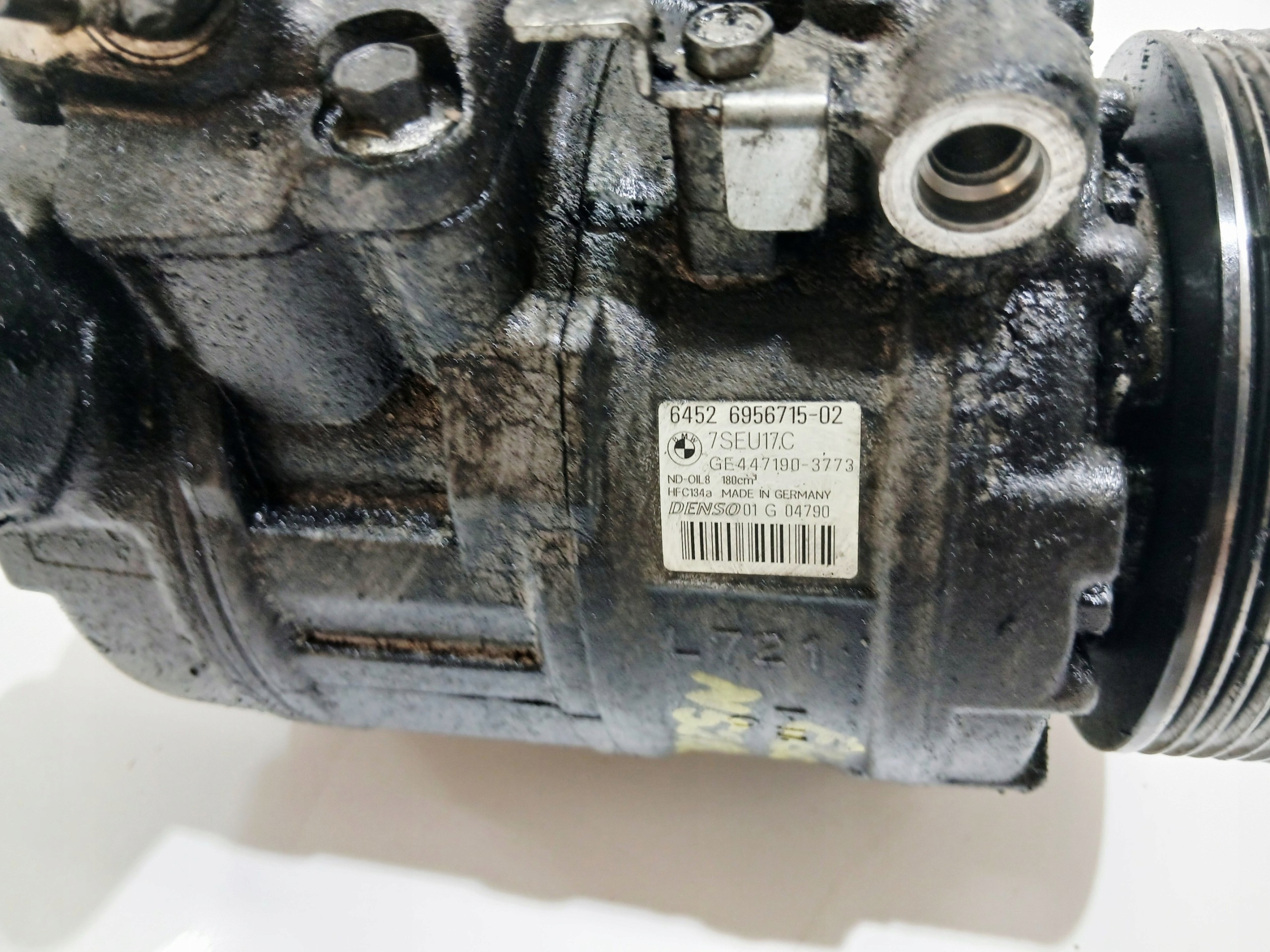 compressor; compressor of the air conditioning BMW E60 E61 N52B25A 6956715 (0000601)