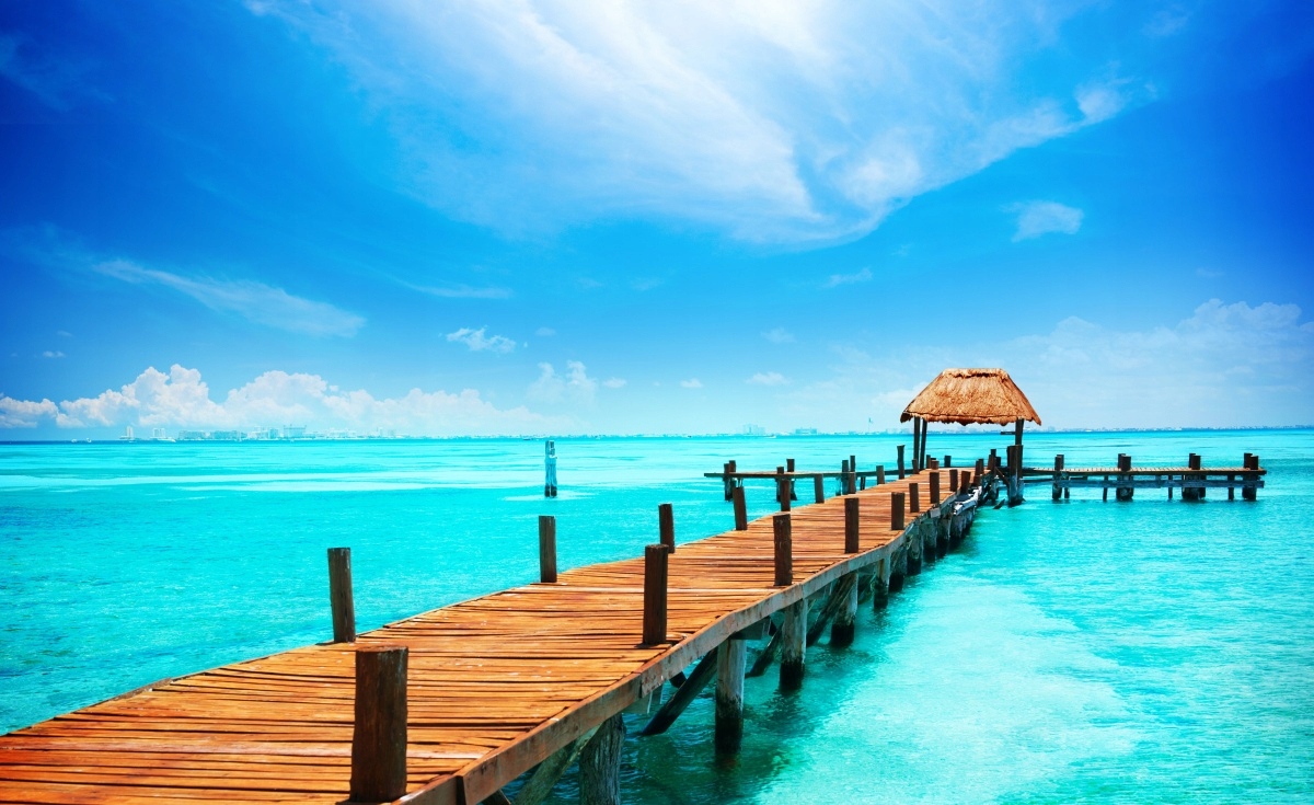 

Fototapeta Flizelinowa Molo w Meksyku - 416x254