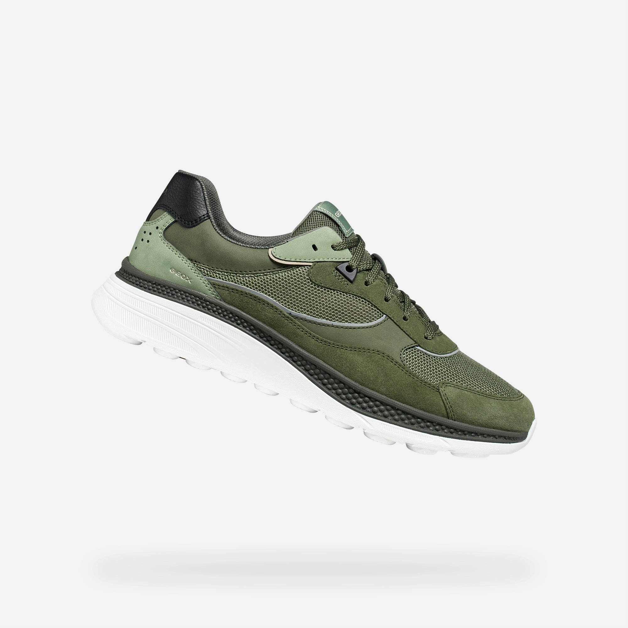 Geox Khaki pánské tenisky Geox Spherica Actif X1