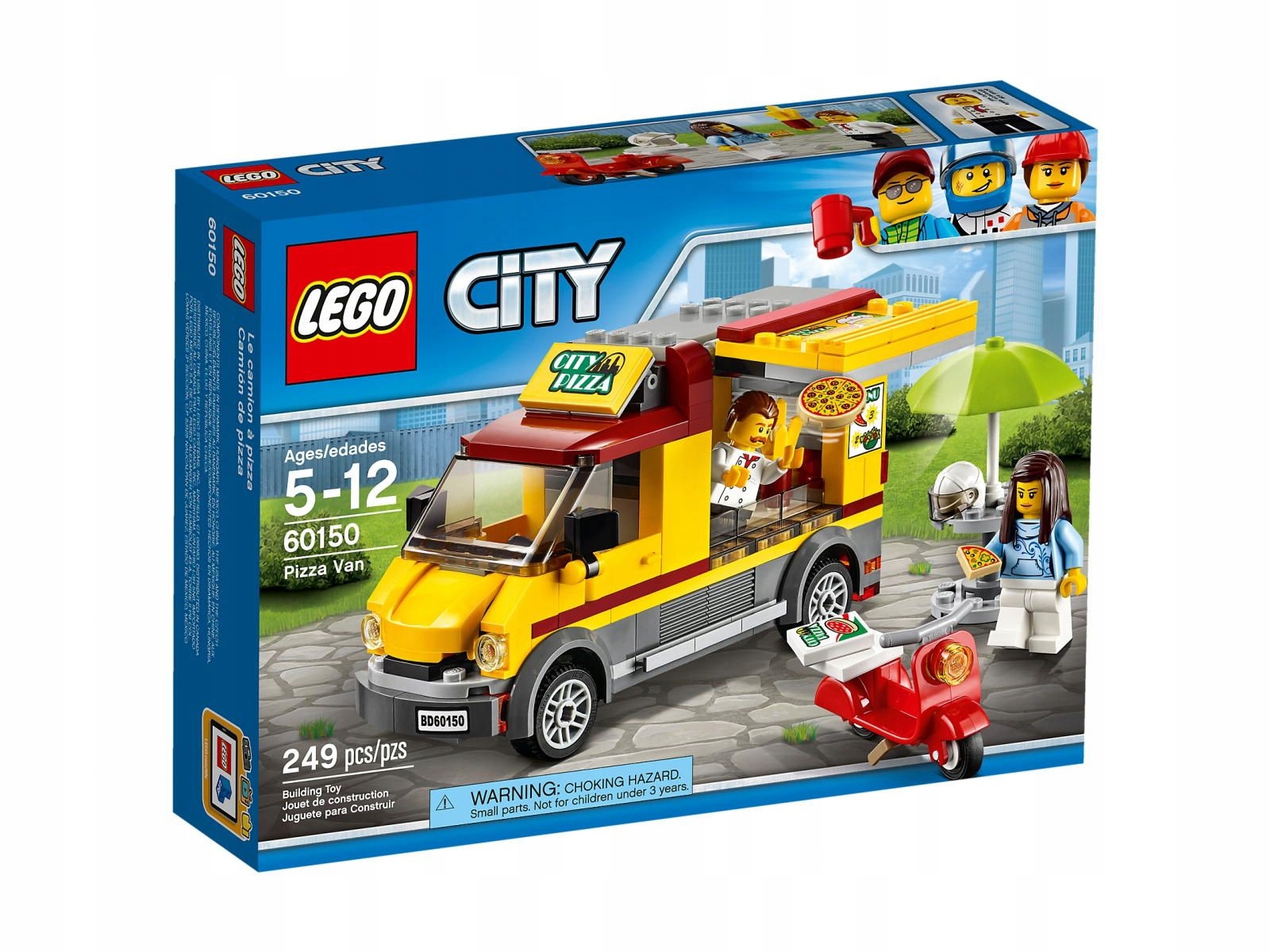 Lego City 60150 Foodtruck z pizzą