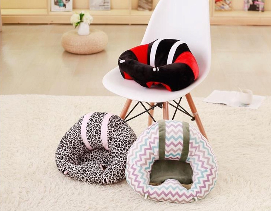 Pufa dla dzieci siedzisko bawełniane pluszowe Kolekcja Pufa dla dziecka