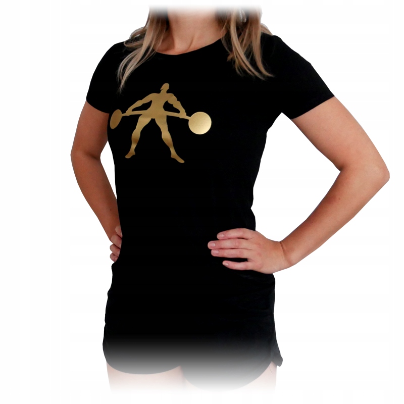 T-Shirt Koszulka Damska Sm Siłownia Trening Smpower r. S