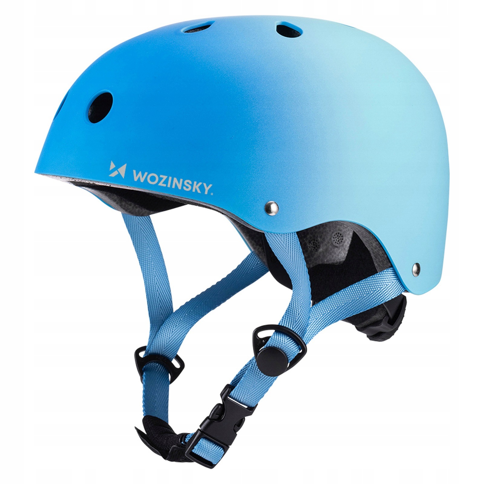 Cyklistická helma Bmx koloběžka 54-58 cm gradient modrá Wozinsky