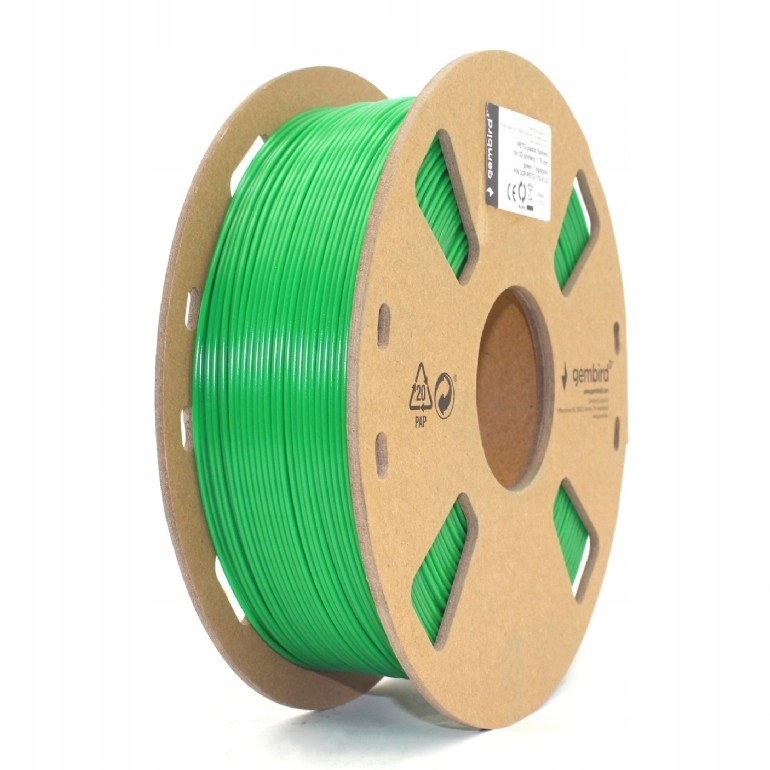 Gembird Filament drukarki 3D PETG/1.75mm/zielony