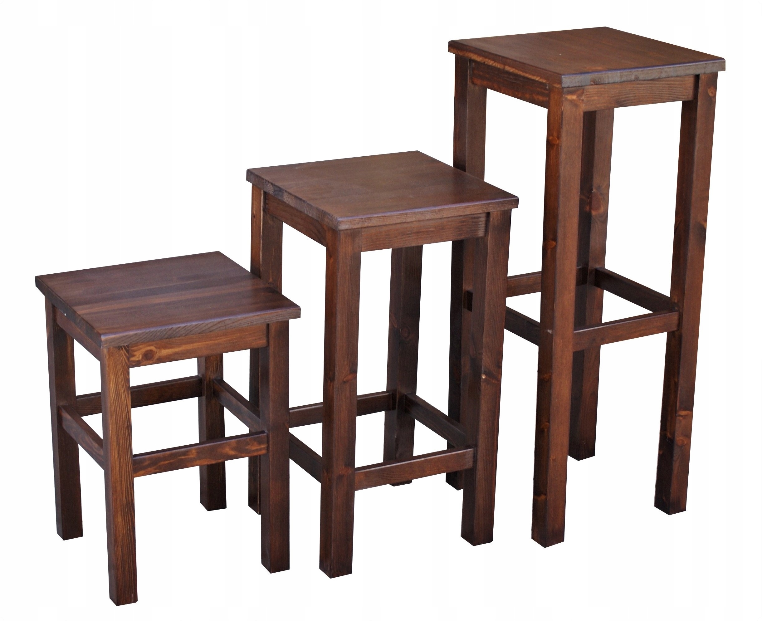 TABORET 60 CM HOKER PROSTY NOWOCZESNY kolor brąz Marka Metdrew