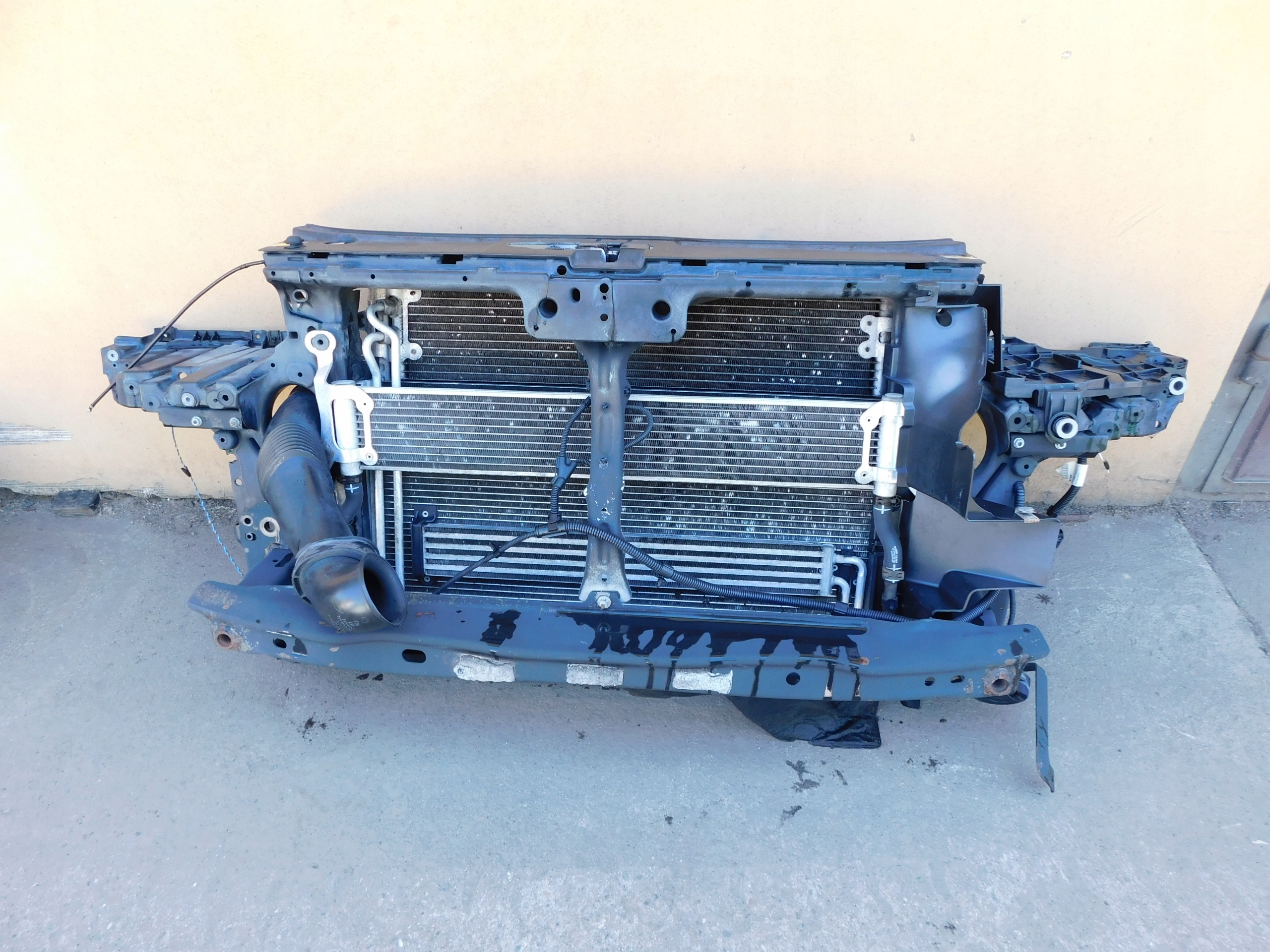 support panel for radiators VW Touareg 3.0 pillar radiator fans komplet ORYG