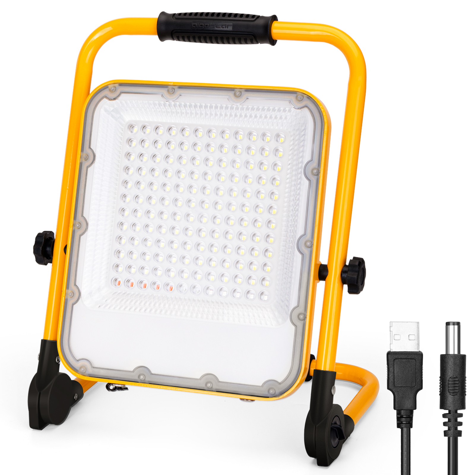 Halogen Led Akumulátorový reflektor Stavební přenosný 100W 6500K