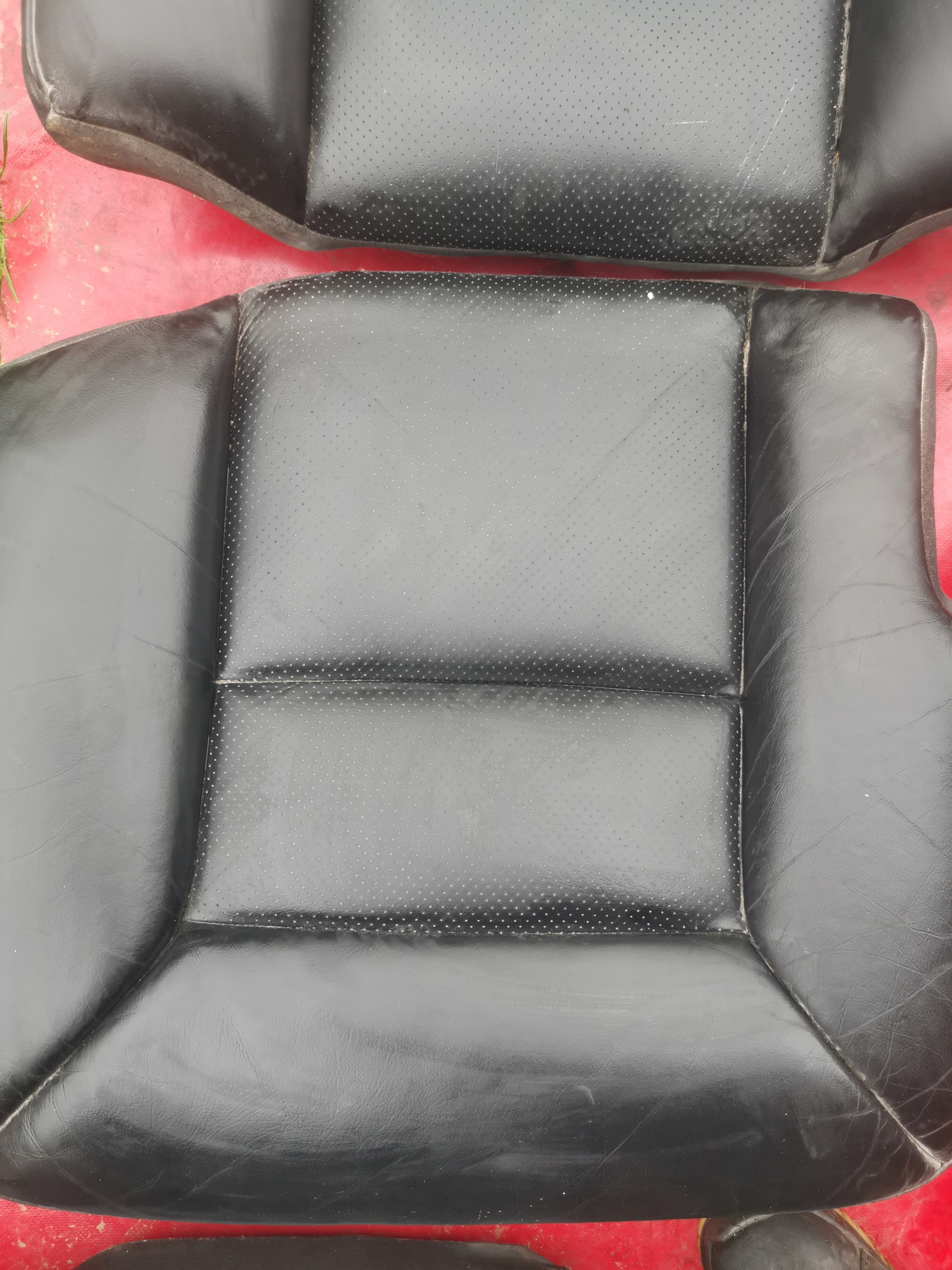 mercedes w124 coupe Sitz heck Leder hinten schwarze