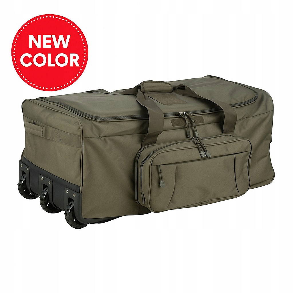 Velká vojenská přepravní taška Trolley Commando 101 Inc 136L Ranger Green