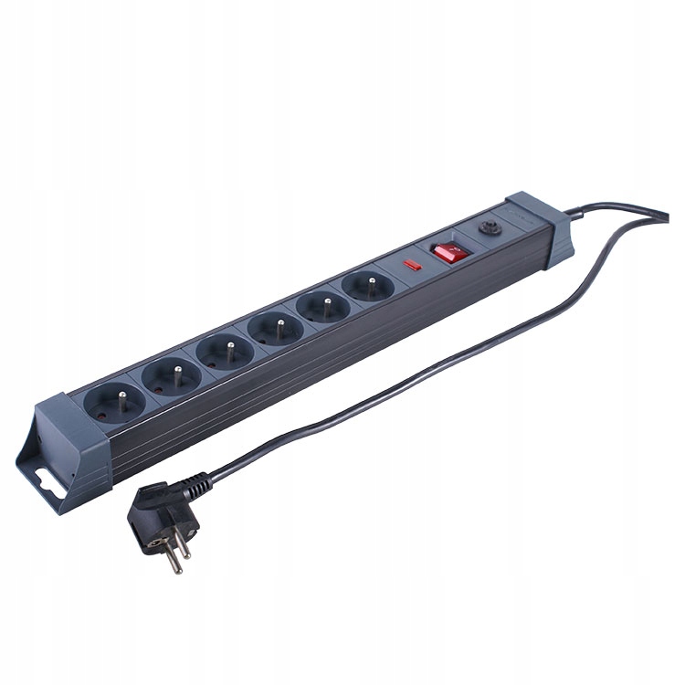 Przedłużacz listwa zabezpieczająca przepięciowa 3 gniazda 3 metry czarna EAN (GTIN) 5905003005029