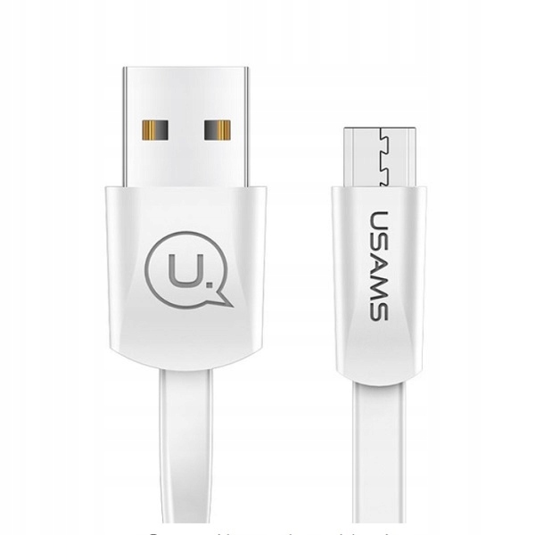 Usams Kabel Płaski U2 Do Micro Usb 1,2m Do Telefonów Usb Szybkie Ładowanie