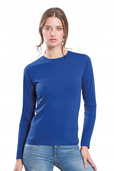 Koszulka DAMSKA 150LS z długim rękawem L BK Rozmiar L