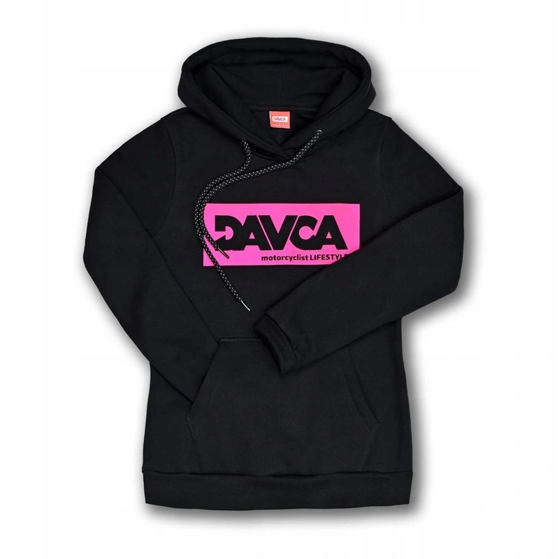 Dámská Mikina Davca Logo Pink černo-růžová