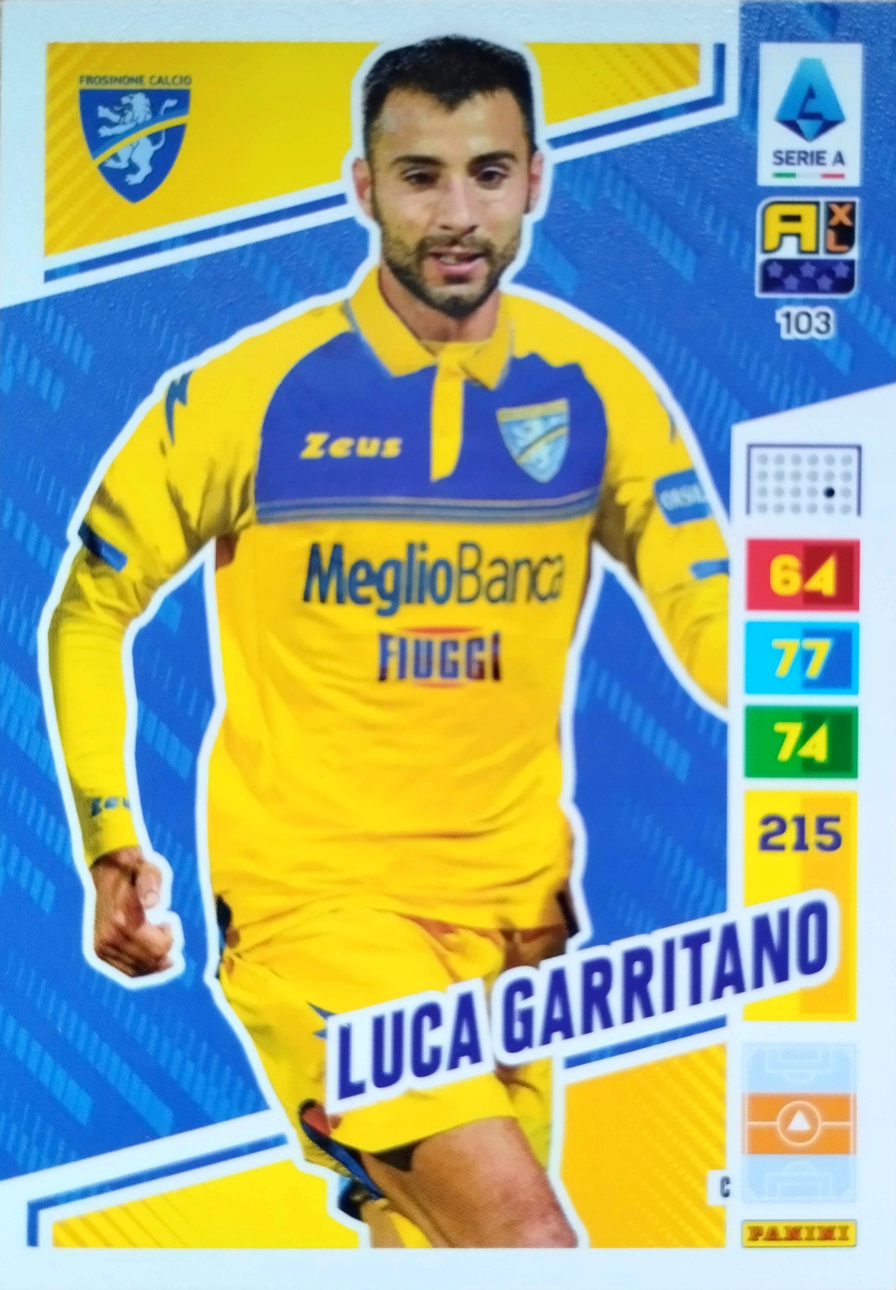 Panini Calciatori Liga Włoska 2023 2024 103 Luca Garritano Frosinone