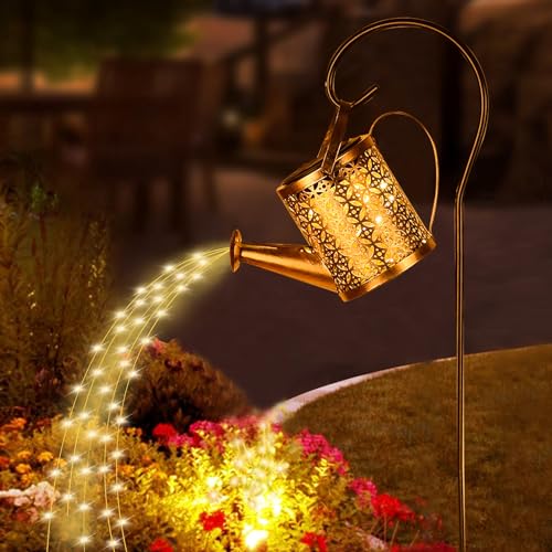 Konewka Solarne Lampy Zewnętrzne 90 LED Ogrodu IP65 Wodoodporne — miniatura 5