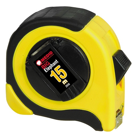 Medid Miara Zwijana z Magnesem i Korbą 15m x 25mm