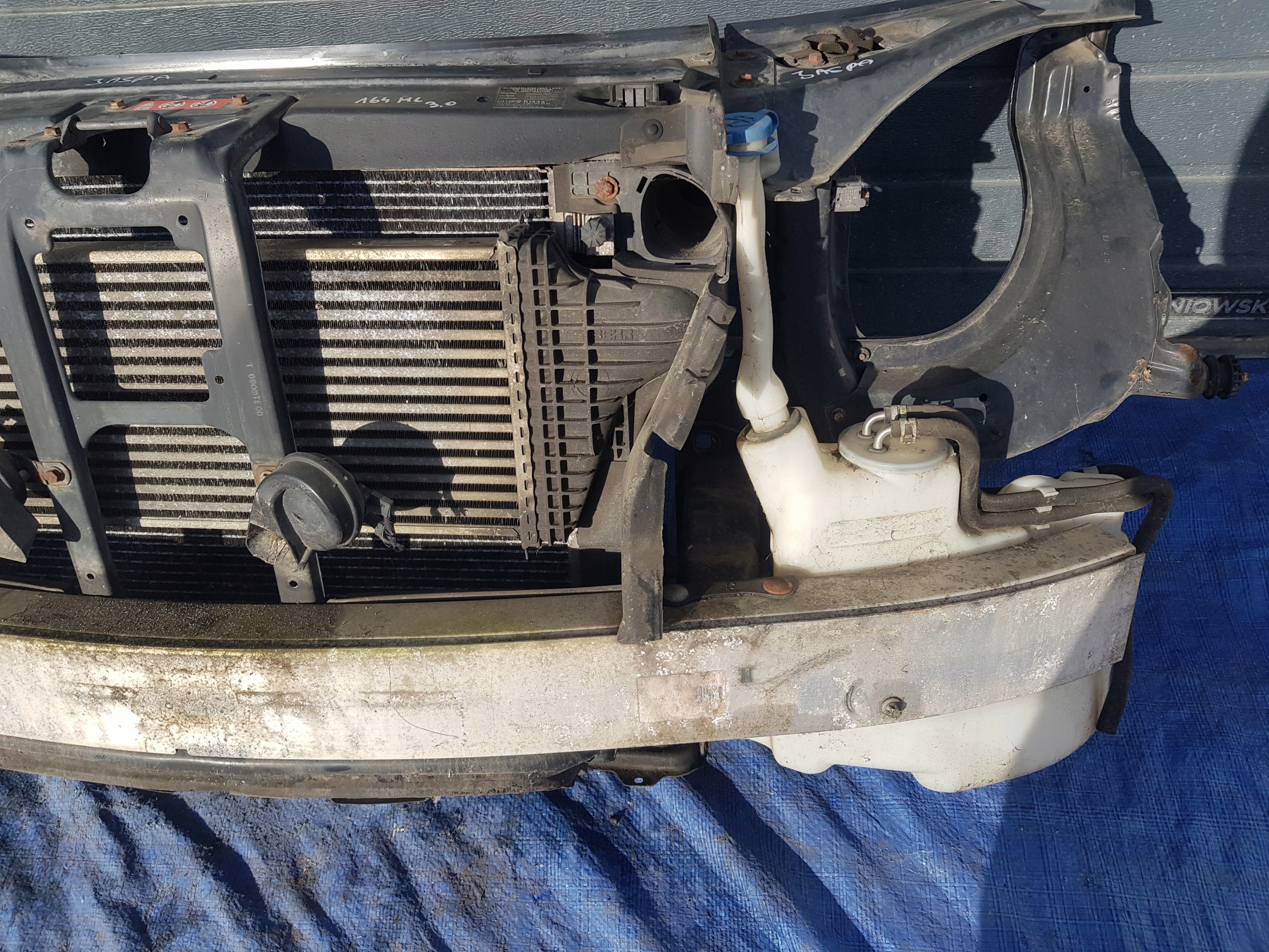 support panel for radiators radiator MERCEDES ML W164 GL X164 3.0 V6 CDI