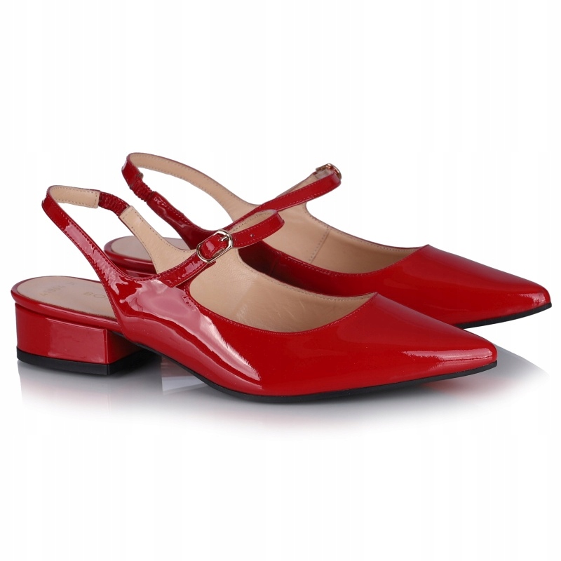 Dámské lodičky Bombonella 8T G113 45064-1 2493 čevený lak Kůže VEL.41