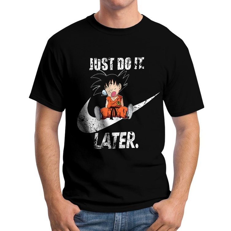 

Koszulka Męska Dragon Ball Z Just Do It Later M