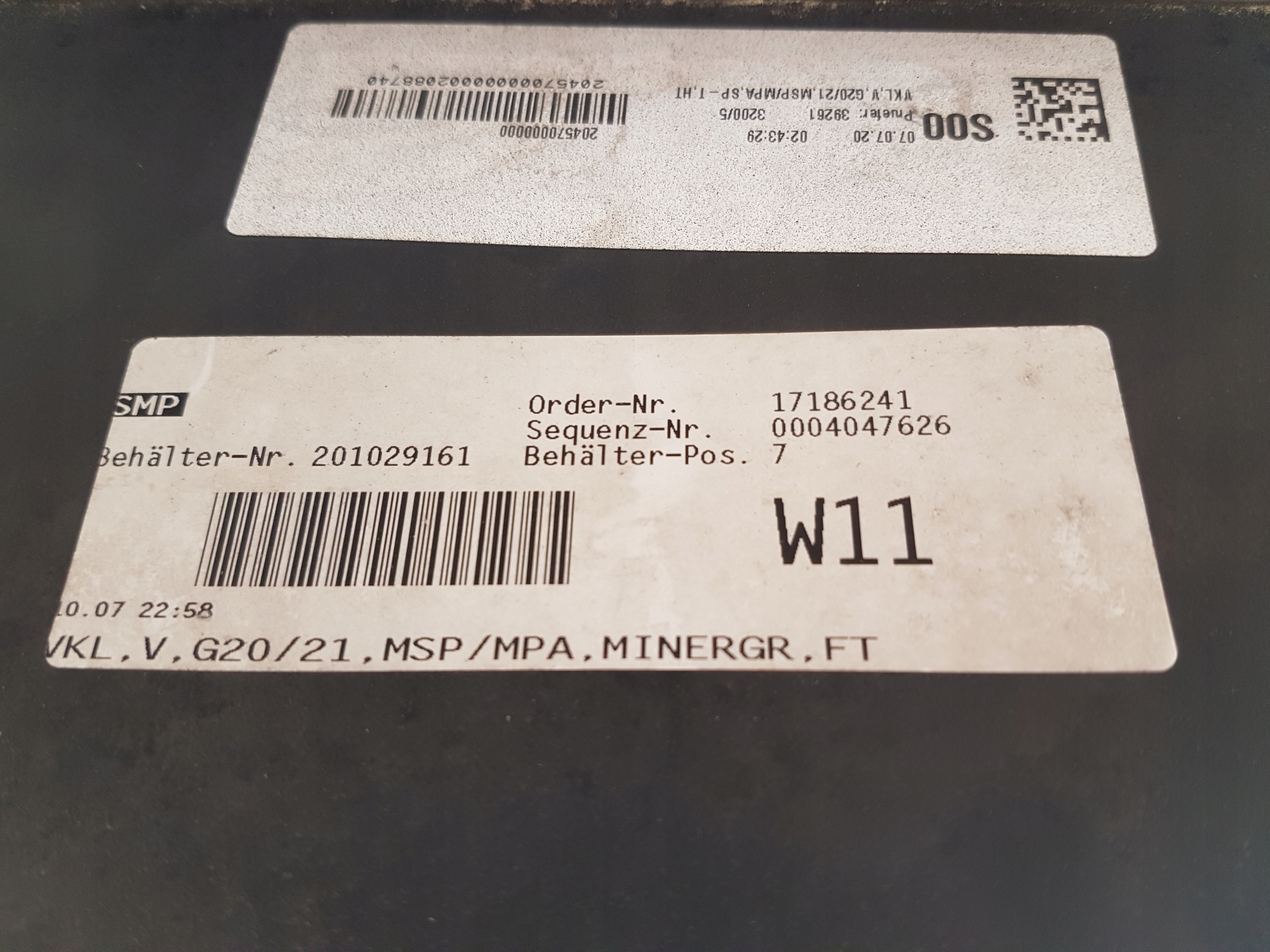 front bumper front BMW G20 G21 m-packet