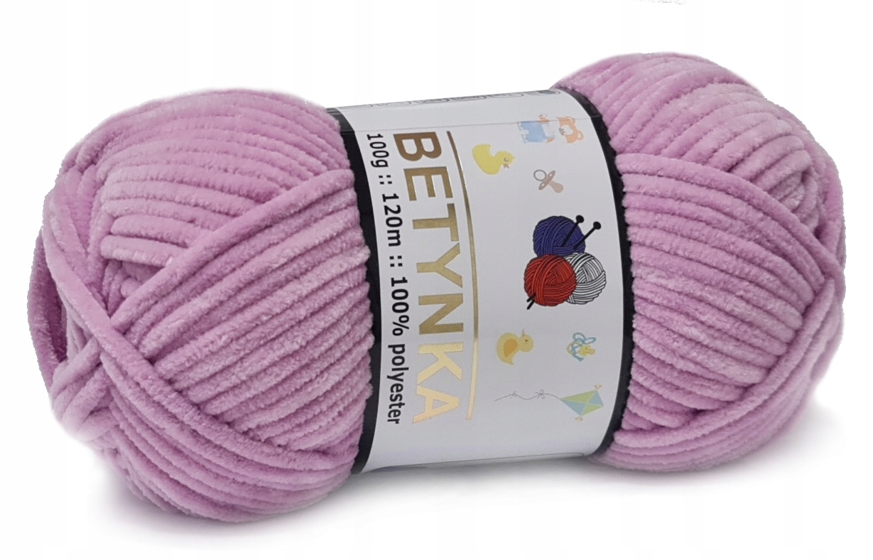 Betynka miękka Włóczka na maskotki Wrzosowa 334