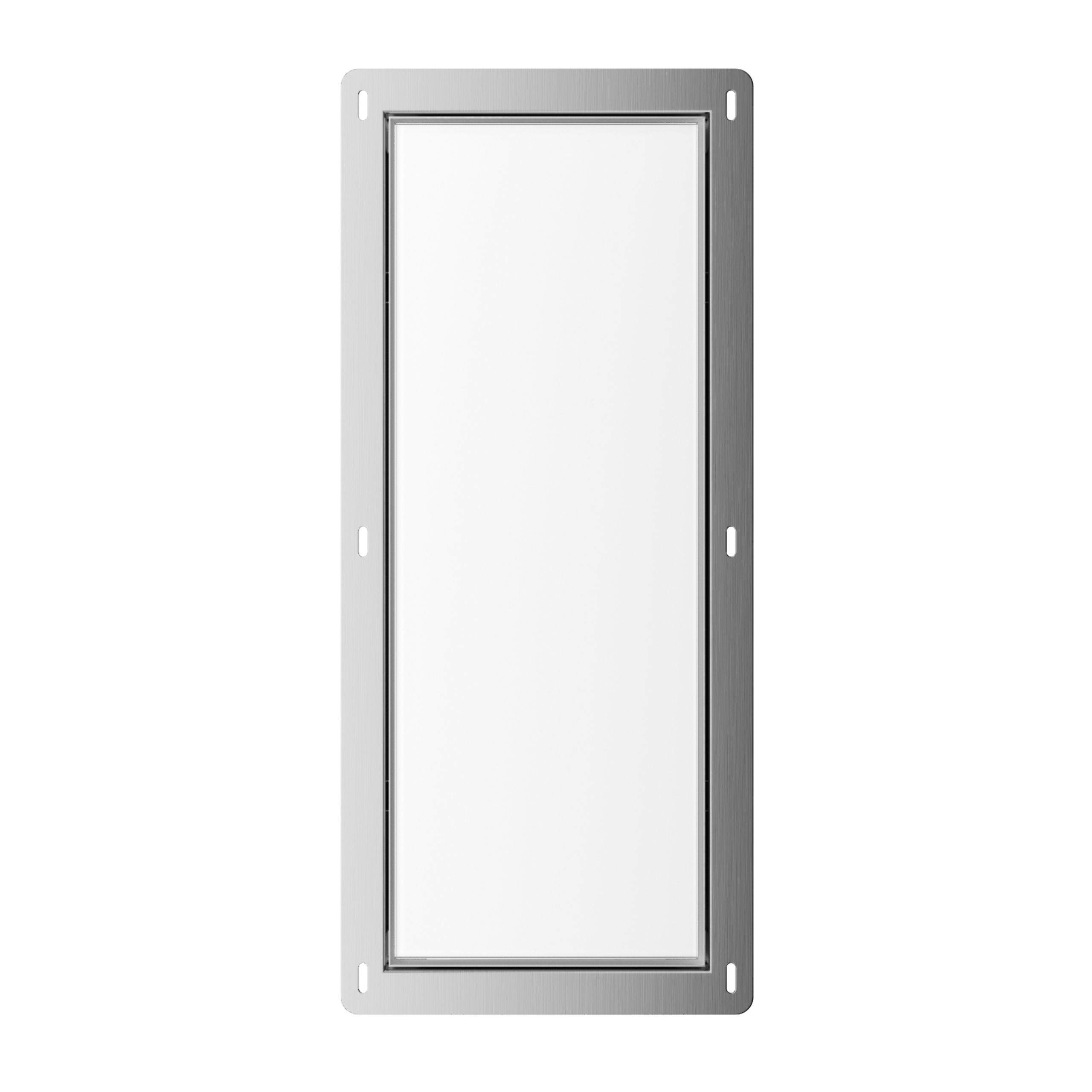 Wall-Box Brush „s“ – Pravý – Bílé sklo – Schránka na toaletní kartáč