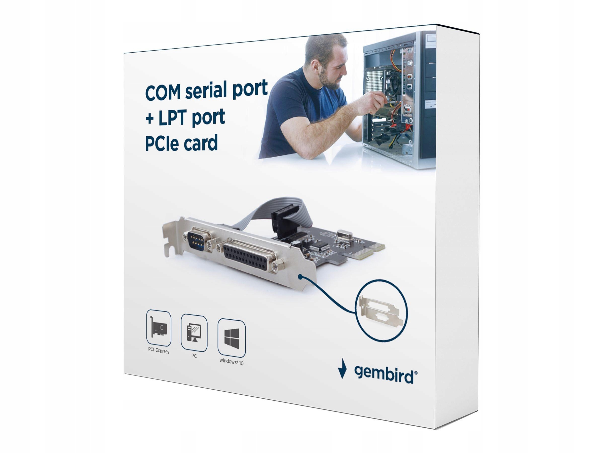 Gembird PEX-COMLPT-01 Gembird Kontroler portów COM9PIN+LPT25PIN