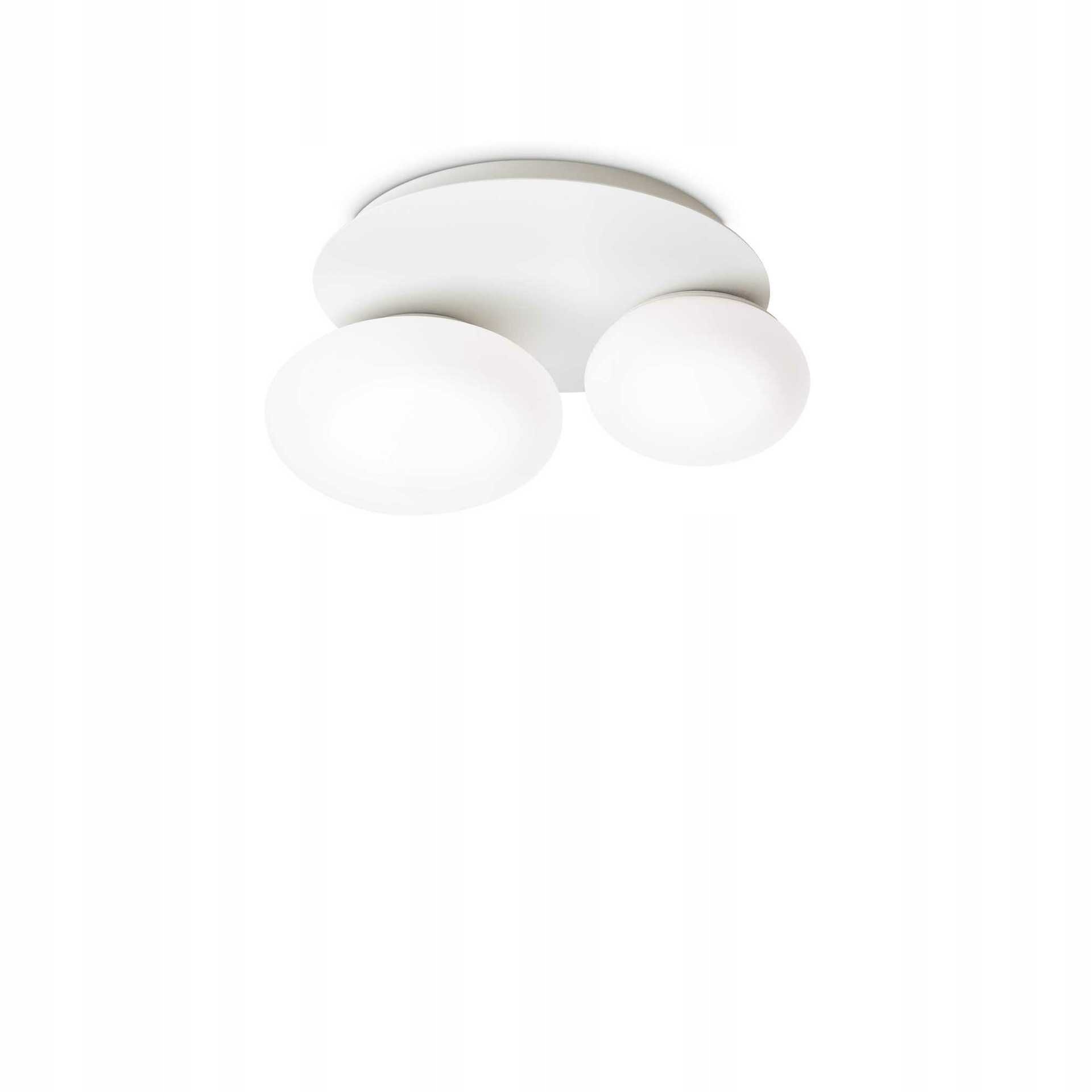 Stropné svietidlo Ideal Lux Ninfea GX53 2x15W biela kov/sklo