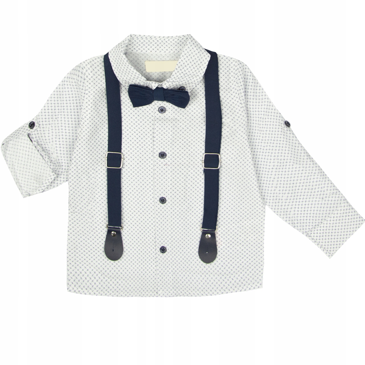 ELEGANCKI KOMPLET KOSZULA SPODNIE SZELKI MUCHA 110 Marka Inna marka