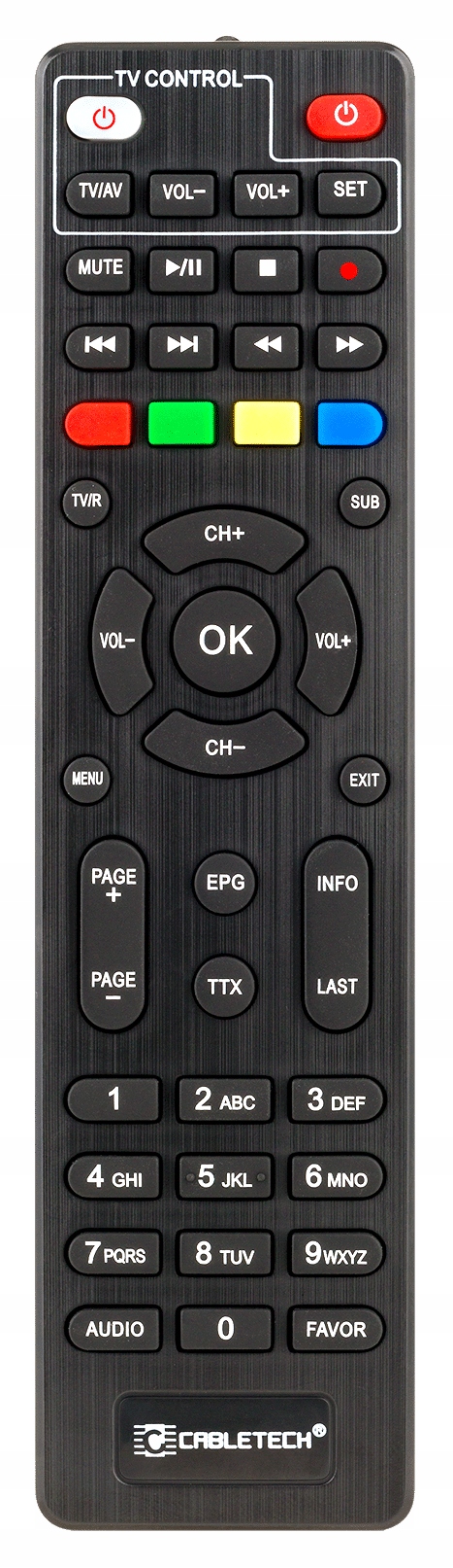 Cabletech URZ0336B Dekoder/Tuner DVB-T2 HEVC H.265 Marka Cabletech