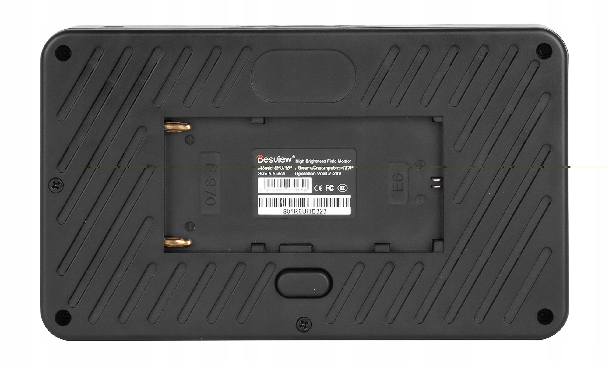 Monitor podglądowy Desview R6UHB FHD 5,5" 280 Kolor czarny