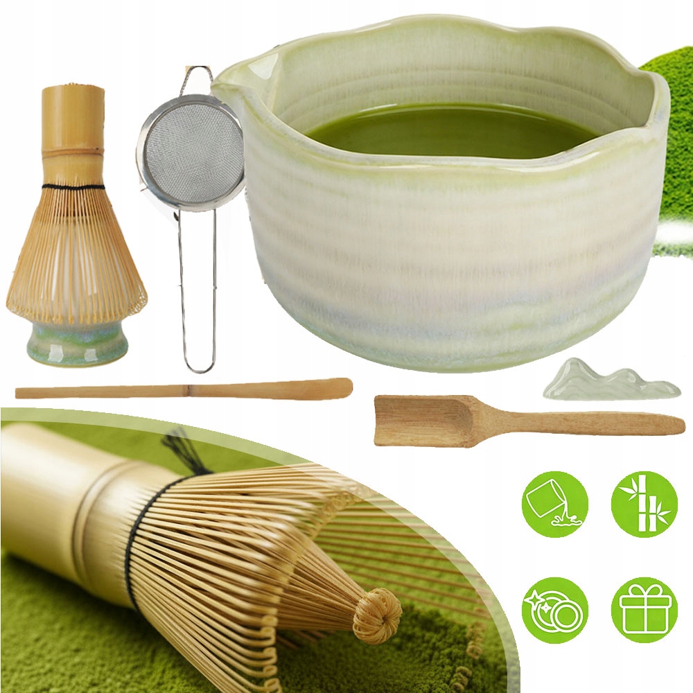 Obřadní Sada Matcha Tradiční Keramická Miska Matcha