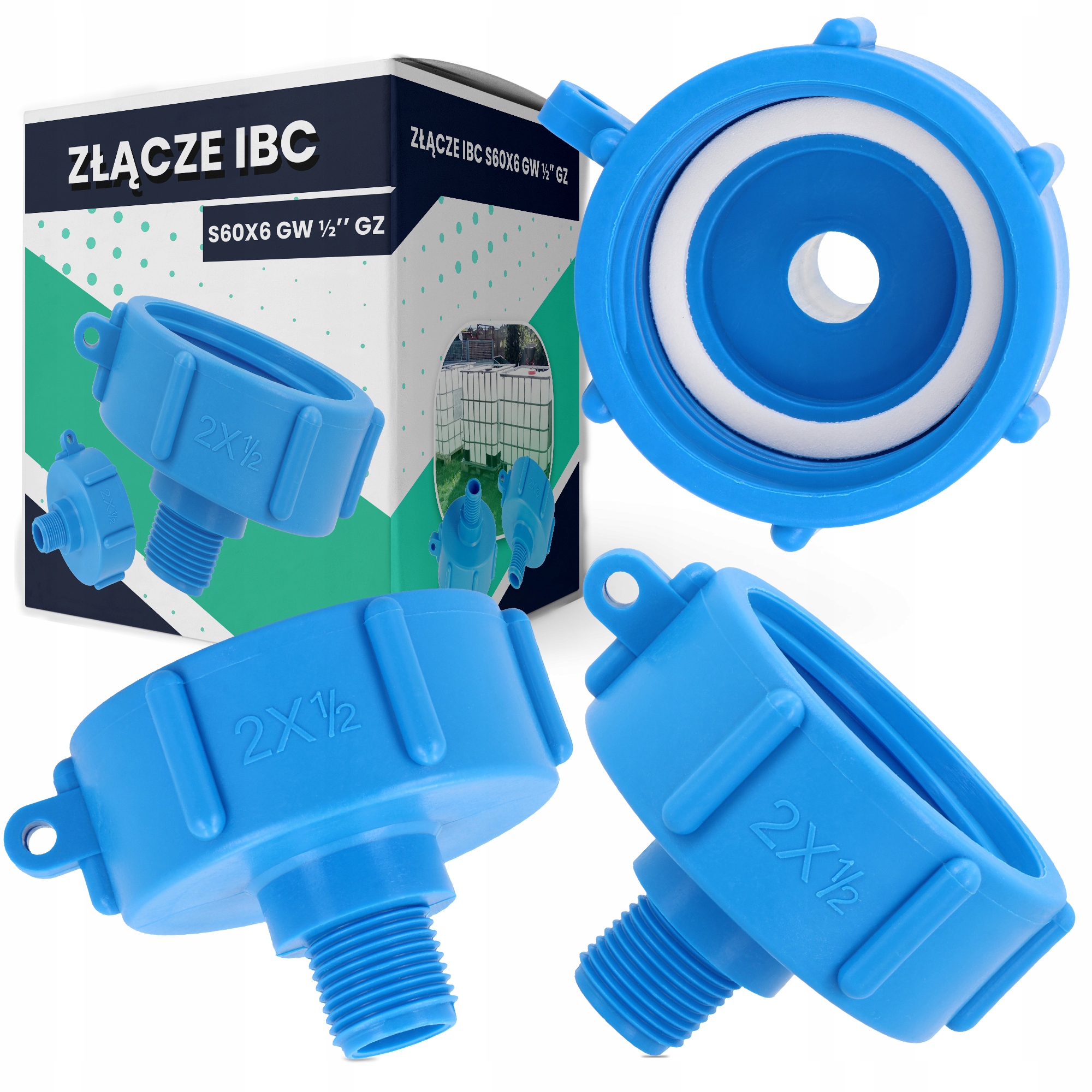 

Złącze Przyłącze Zbiornik Ibc Mauzera S60x6 1/2 Gz