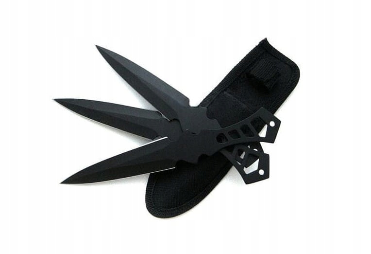 Nóż rzutka rzutki shuriken noże do rzucania komplet 3szt. N411