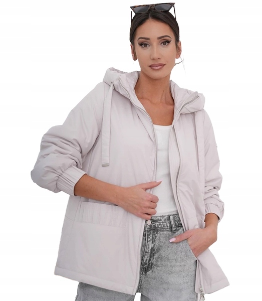 Dámská přechodová bunda s kapucí oversize Zuza 40