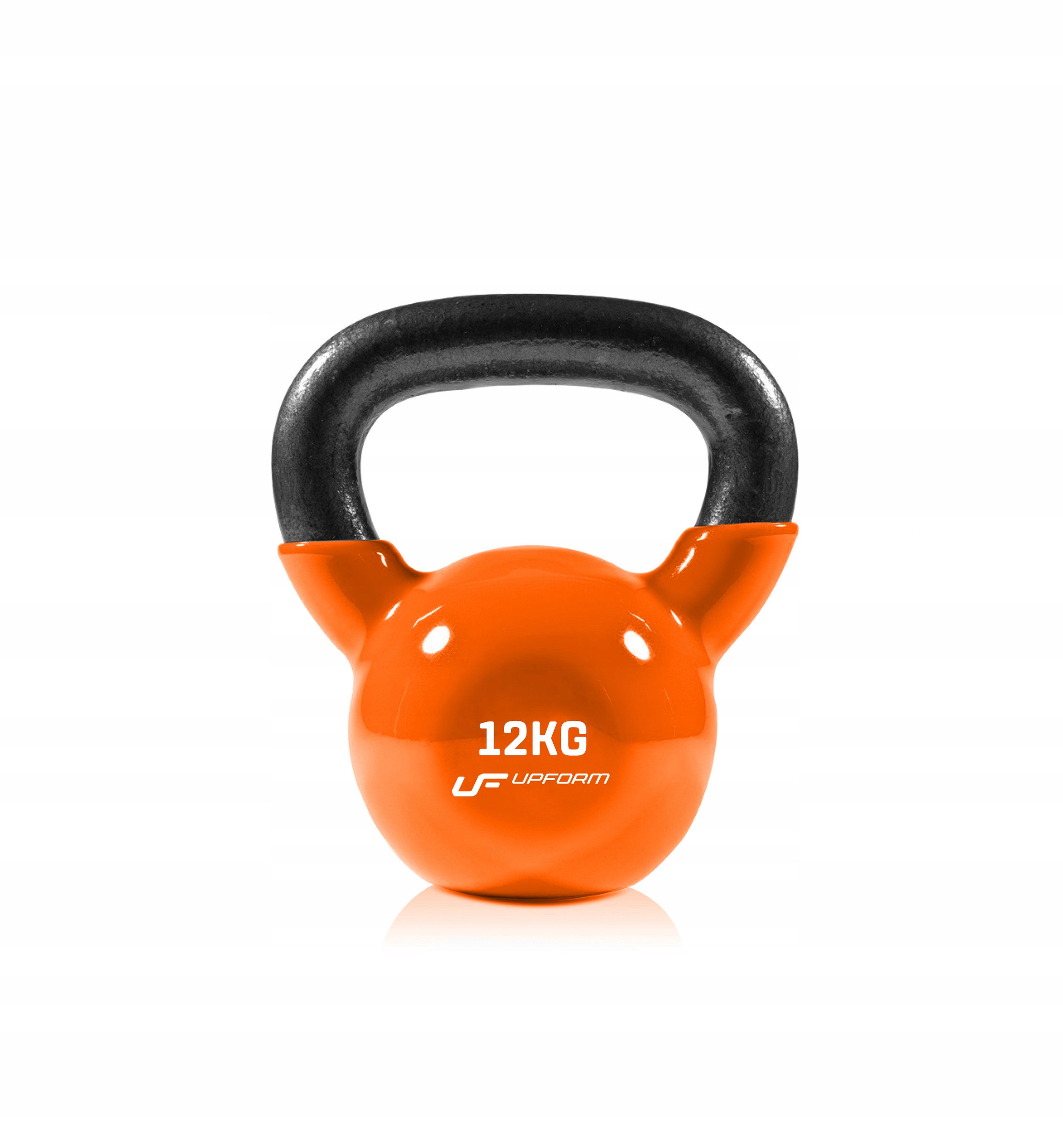 Kettlebell litinový vinylový 12 kg činka pro domácí cvičení UpForm UFKV12